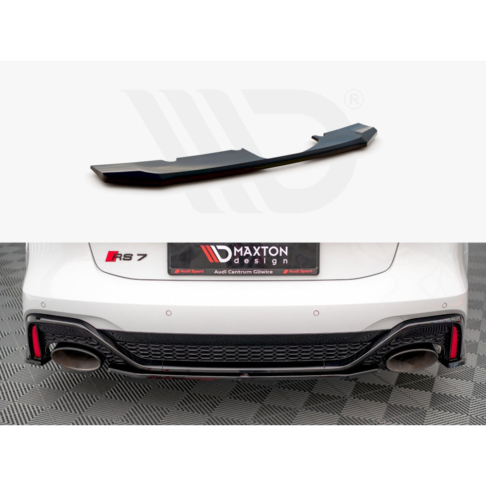 Maxton Design Street Plus Central Rear Splitter - Audi RS6/RS7 C8