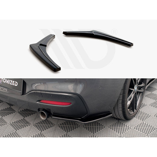 Maxton Design Street Plus Rear Side Splitters V2 - BMW M135i/M140i F20/F21 LCI