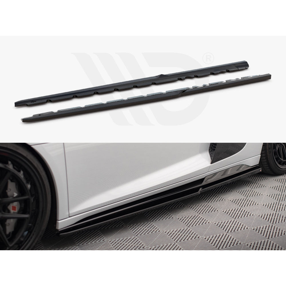 Diffuseurs de jupes latérales Maxton Design Street Plus V2 – Audi R8 Gen 2 restylée