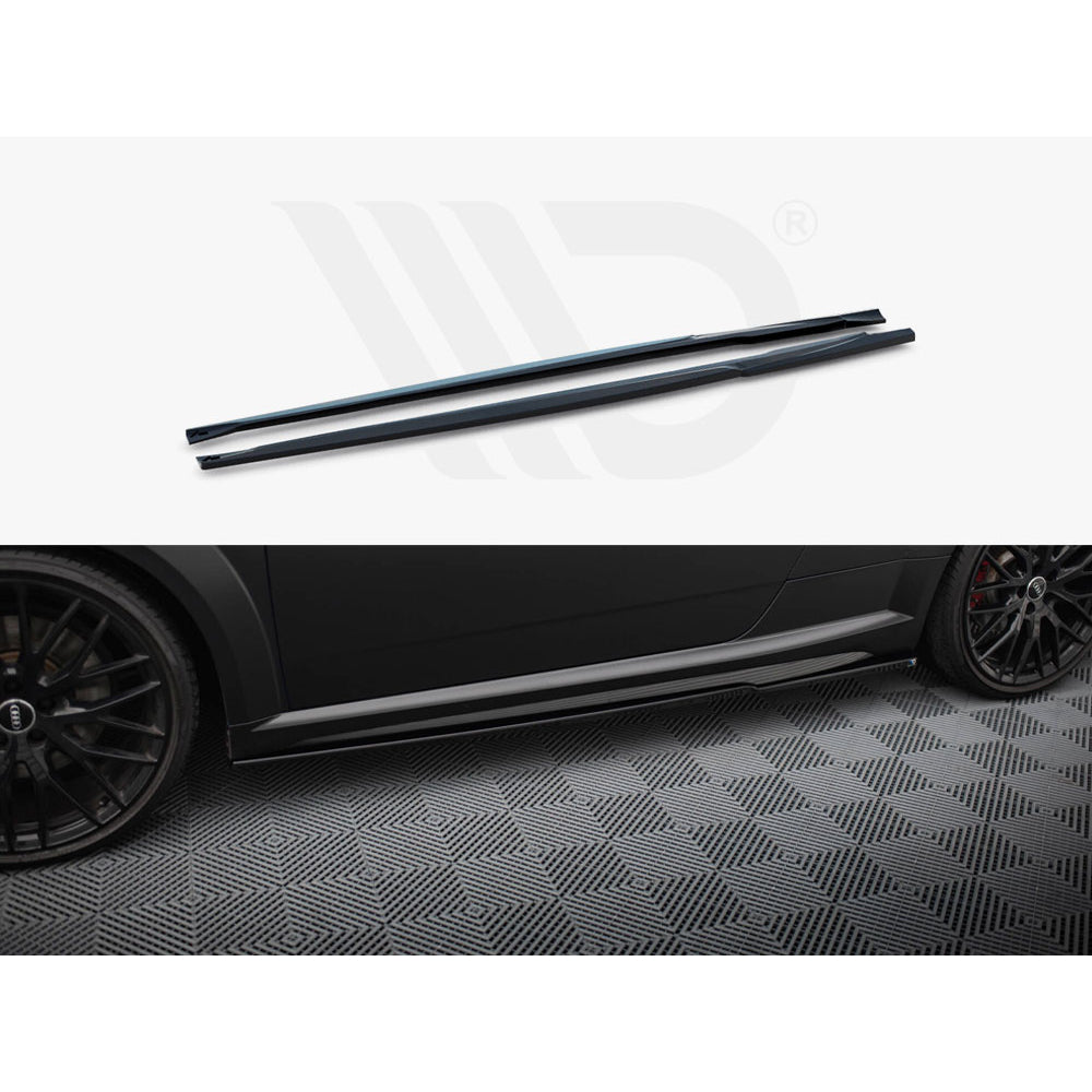 Maxton Design Street Plus Side Skirt Diffusers - Audi TTS 8S Facelift