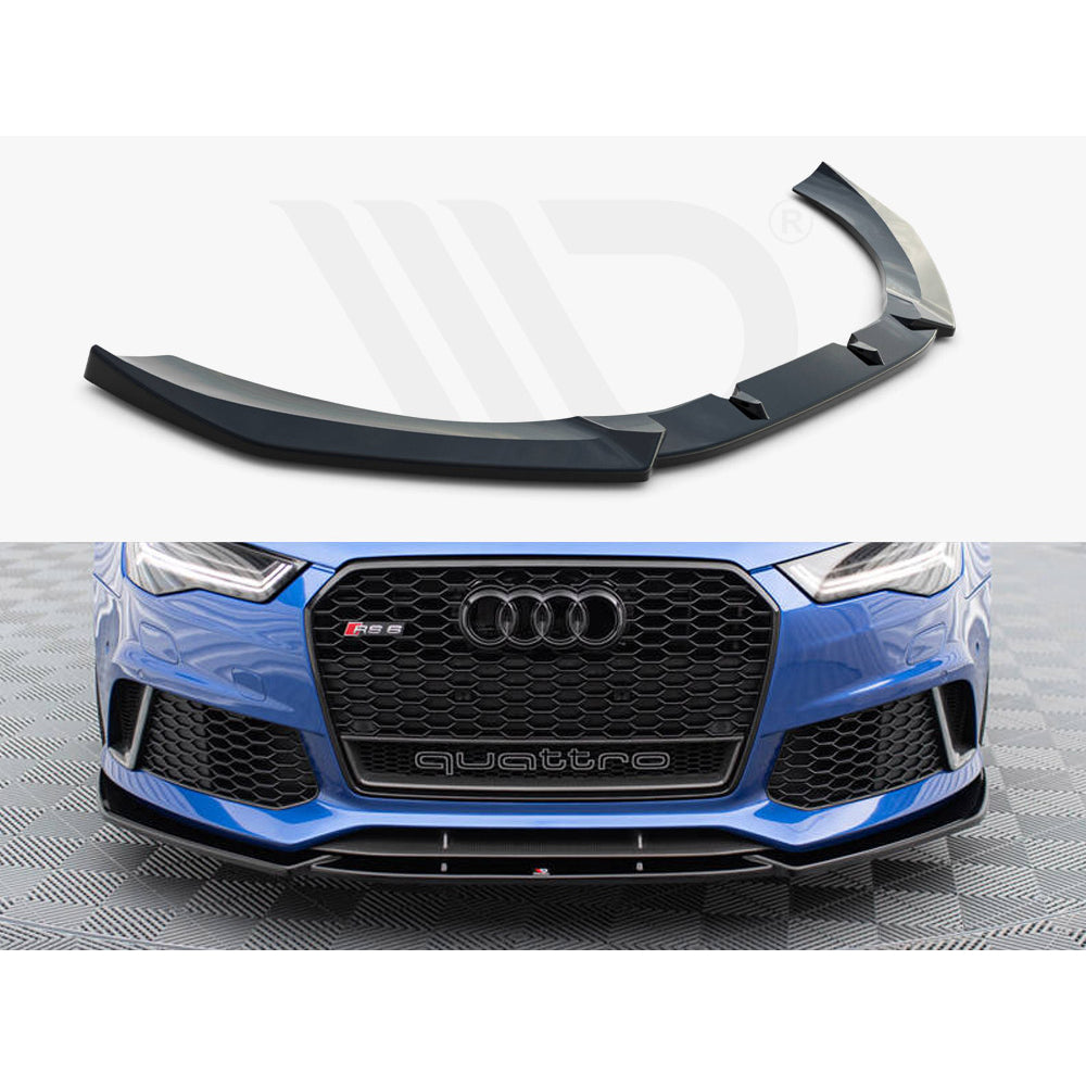 Maxton Design Street Plus Front Splitter V4 - Audi RS6 C7