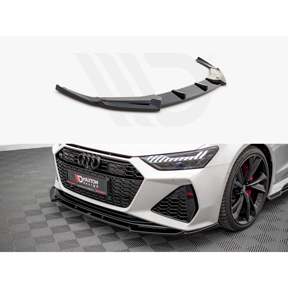 Maxton Design Street Plus Front Splitter V1 - Audi RS6/RS7 C8