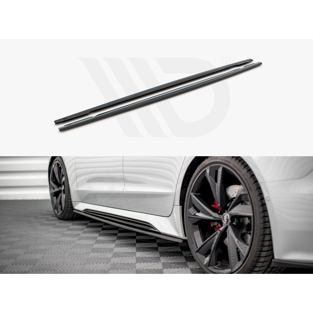 Maxton Design Street Plus Side Skirt Diffusers V2 - Audi RS6/RS7 C8