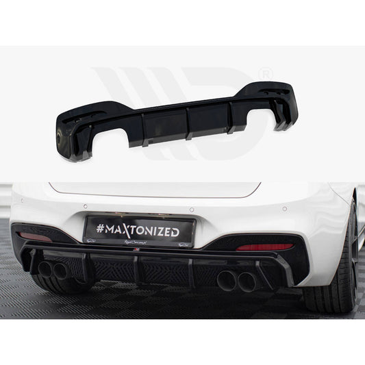 Maxton Design Street Plus Rear Valance V3 (Quad Tailpipes) - BMW M135i/M140i F20/F21 LCI