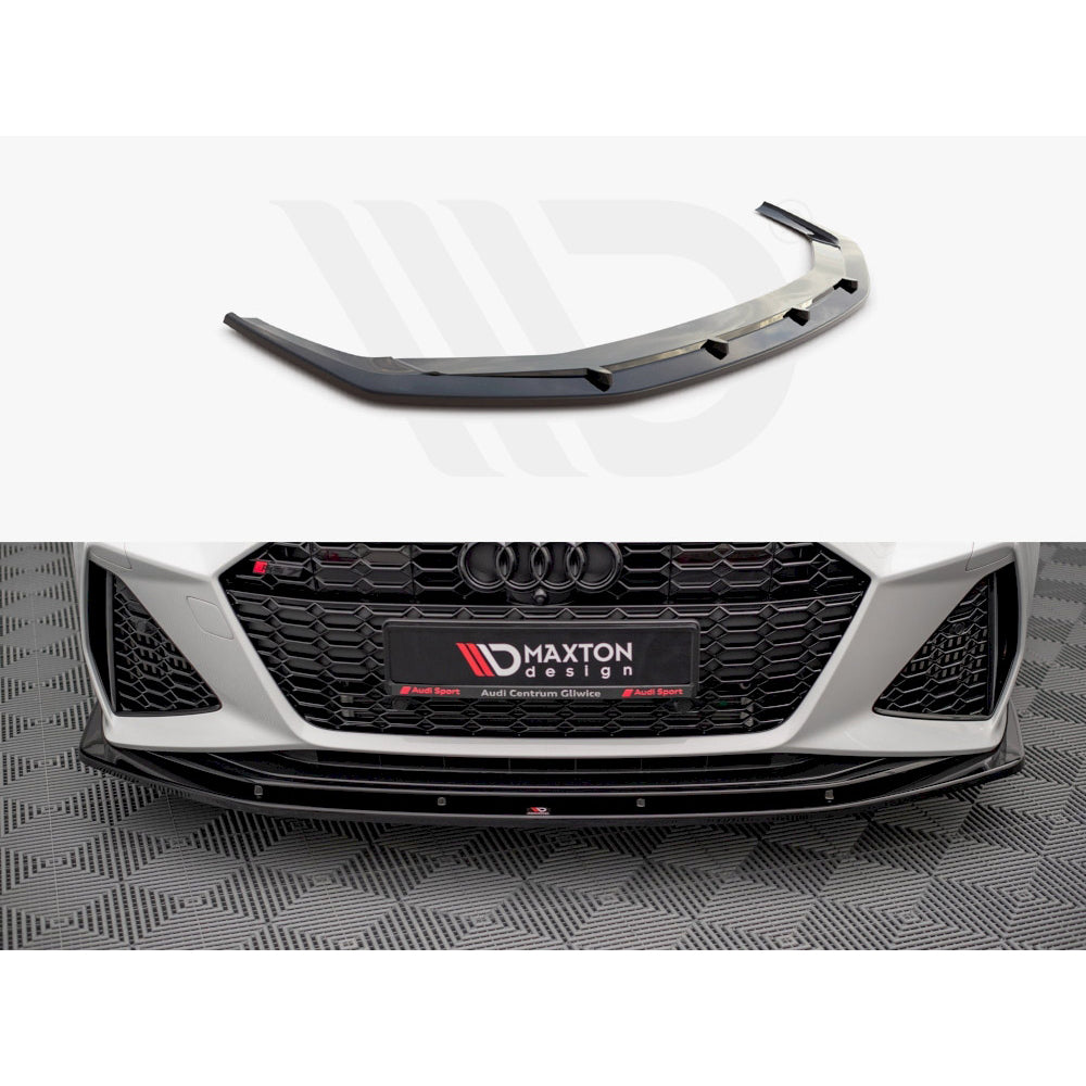 Maxton Design Street Plus Front Splitter V2 - Audi RS6/RS7 C8