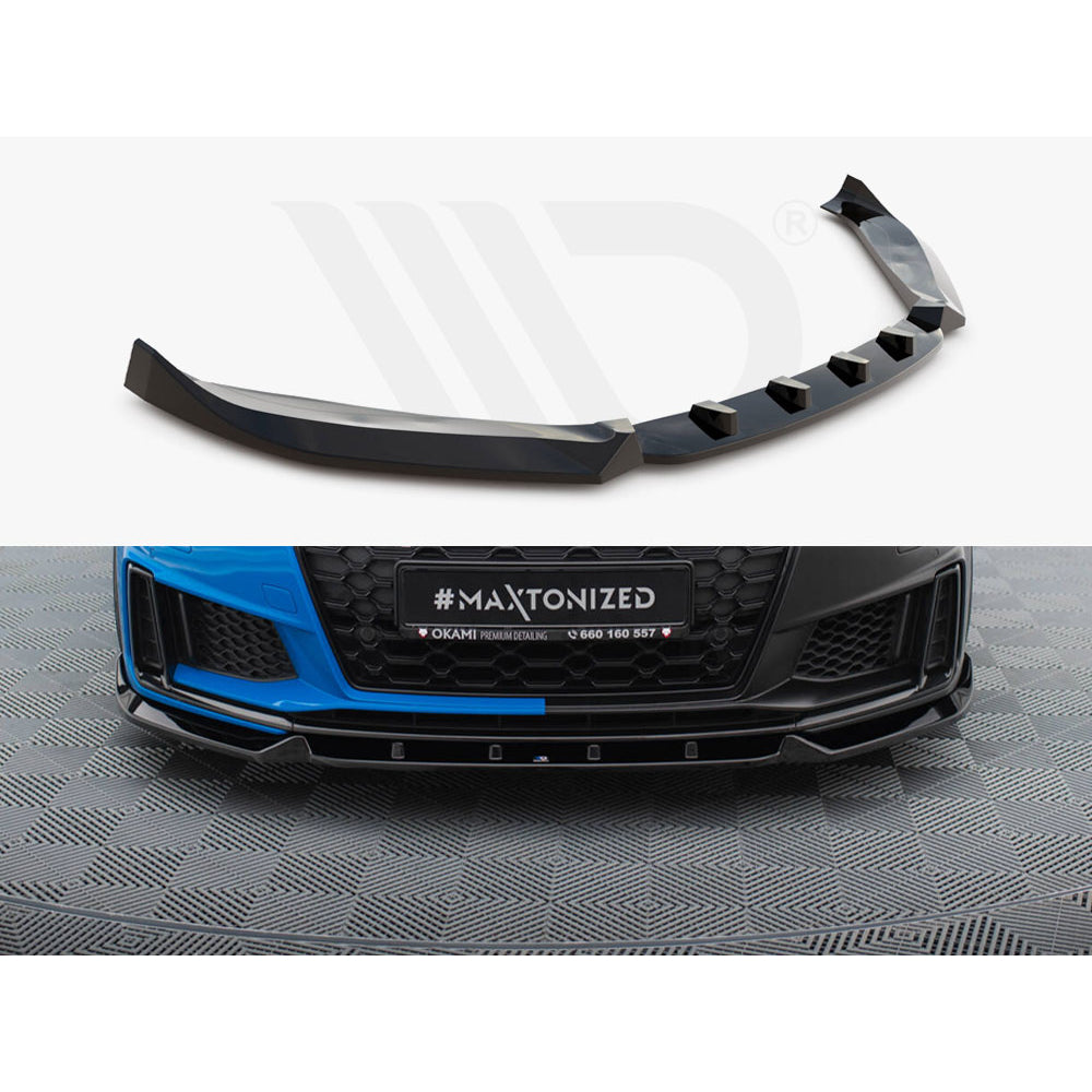 Maxton Design Street Plus Front Splitter V1 - Audi TTS 8S Facelift