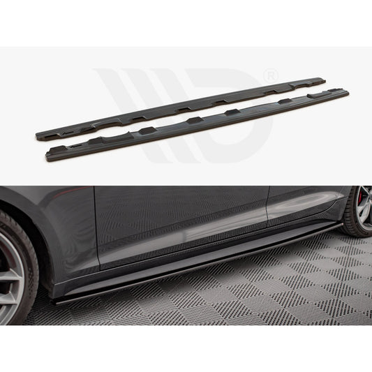 Maxton Design Street Plus Side Skirt Diffusers - Audi S5 F5 Sportback