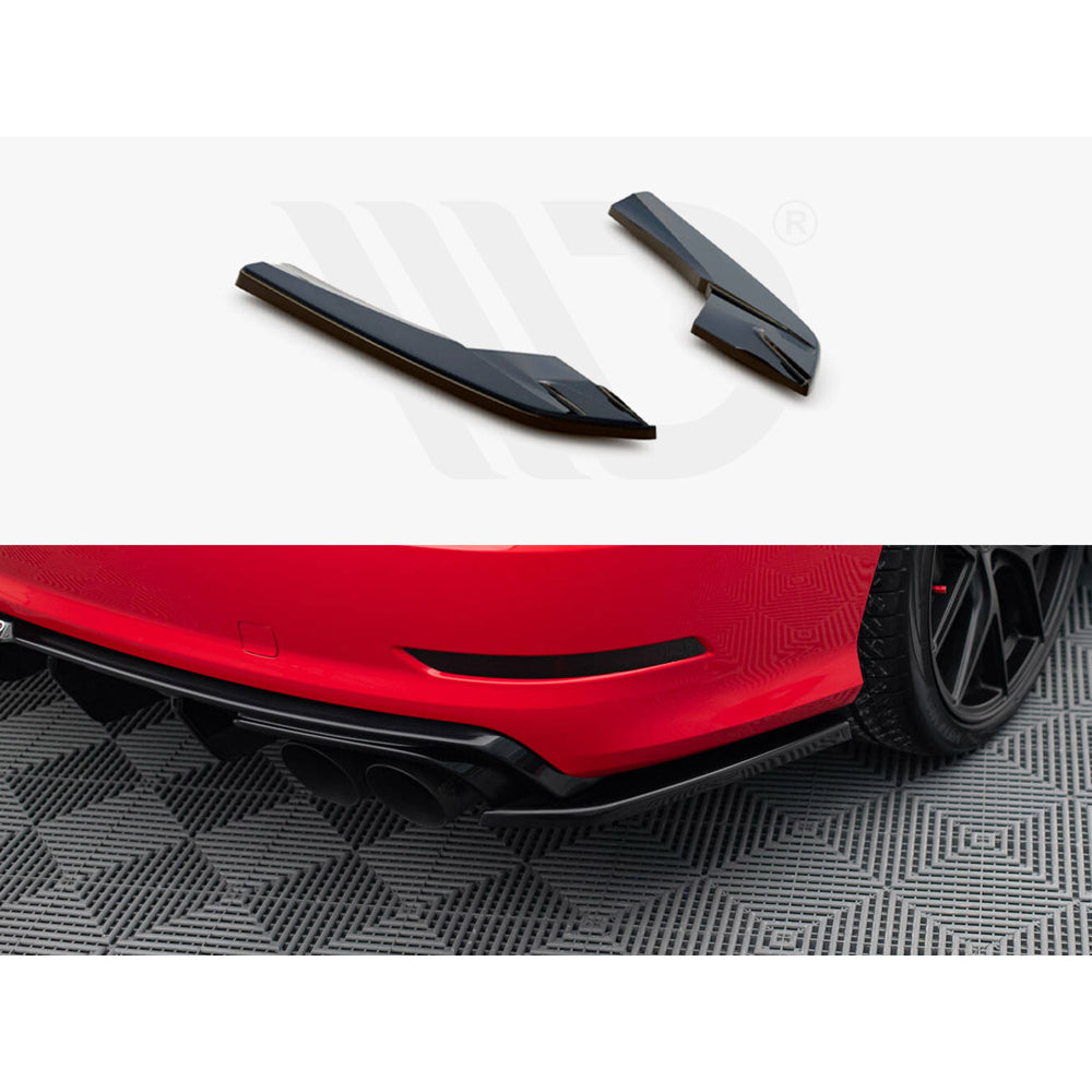 Maxton Design Street Plus Rear Side Splitters - Audi S3 8V Saloon