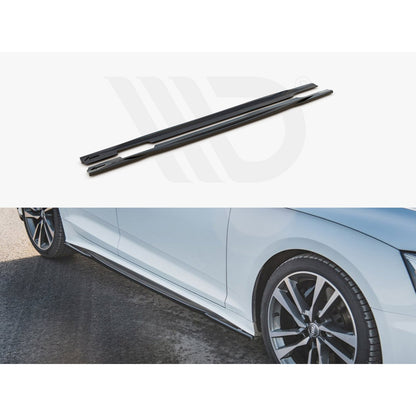 Maxton Design Street Plus Side Skirt Diffusers - Audi S5 F5 Sportback Facelift