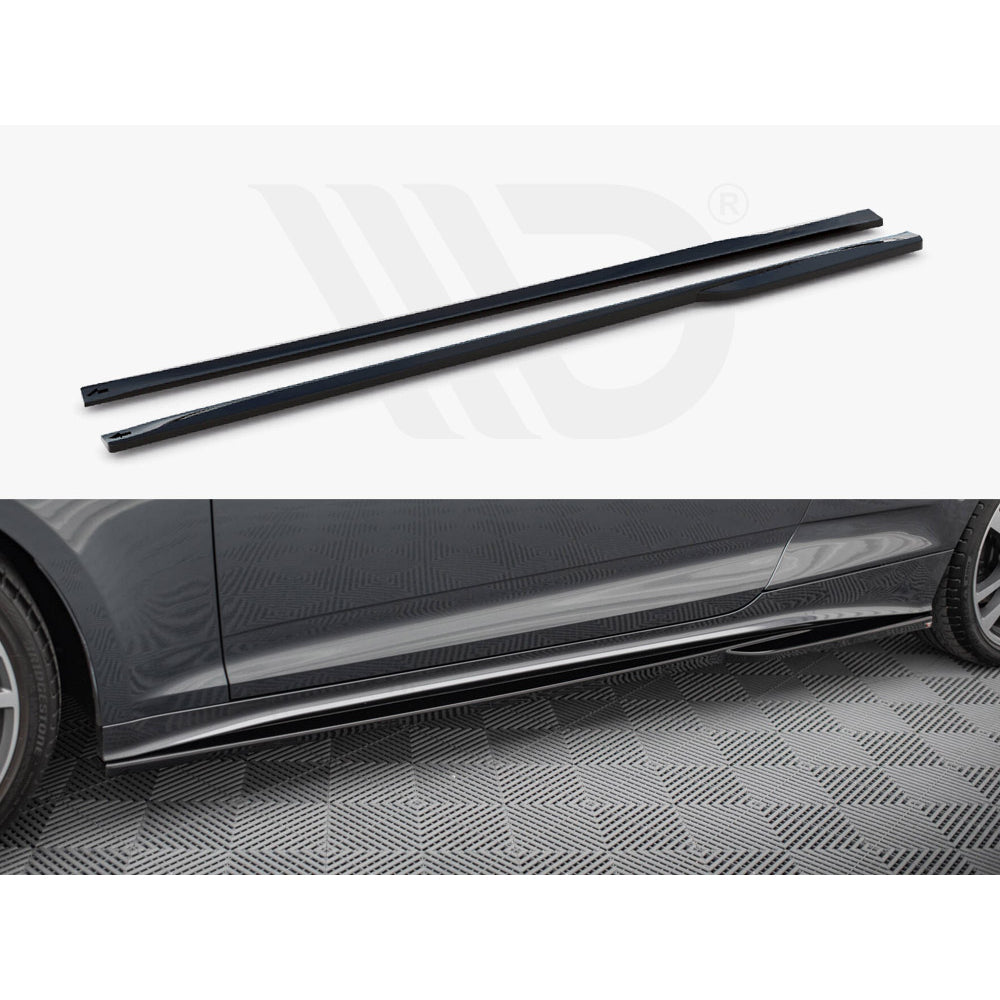 Maxton Design Street Plus Side Skirt Diffusers - Audi S5 F5 Coupe Facelift