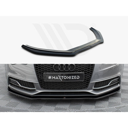 Maxton Design Street Plus Front Splitter V2 - Audi S5 8T Facelift