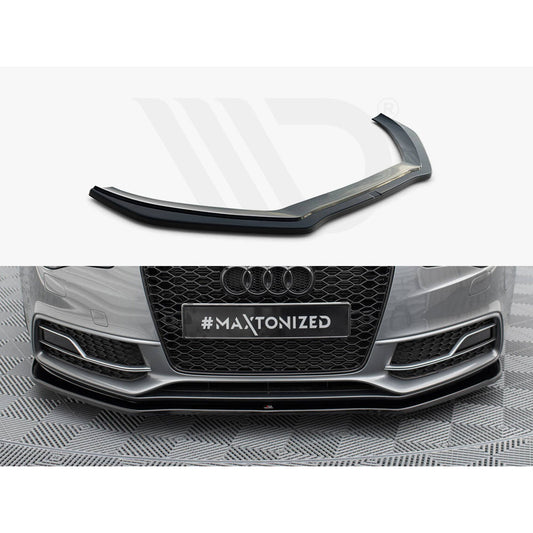 Maxton Design Street Plus Front Splitter V2 - Audi S5 8T Facelift