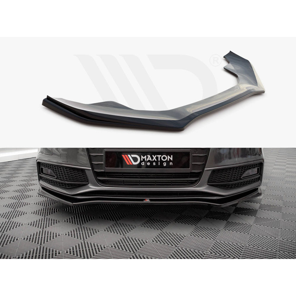 Maxton Design Street Plus Front Splitter V4 - Audi S4 B8 Facelift