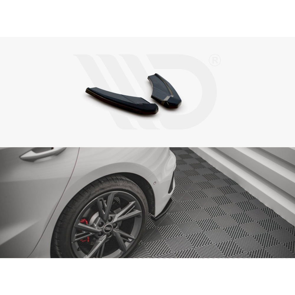 Maxton Design Street Plus Rear Side Splitters V1 - Audi S3 8Y Sportback