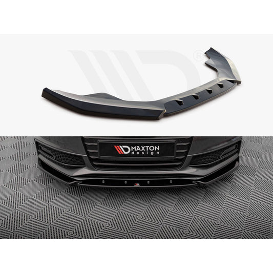 Maxton Design Street Plus Front Splitter V3 - Audi S4 B8 Facelift