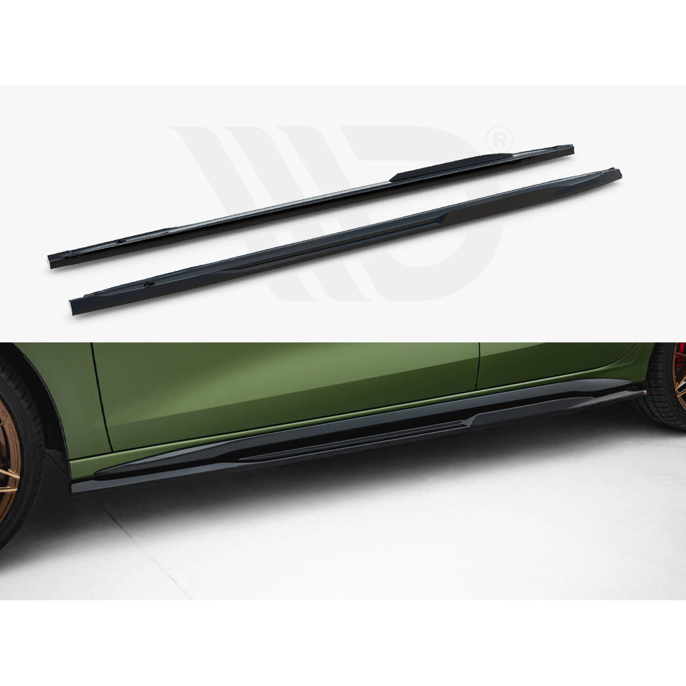 Maxton Design Street Plus Side Skirt Diffusers V2 - Audi S3 8Y Facelift