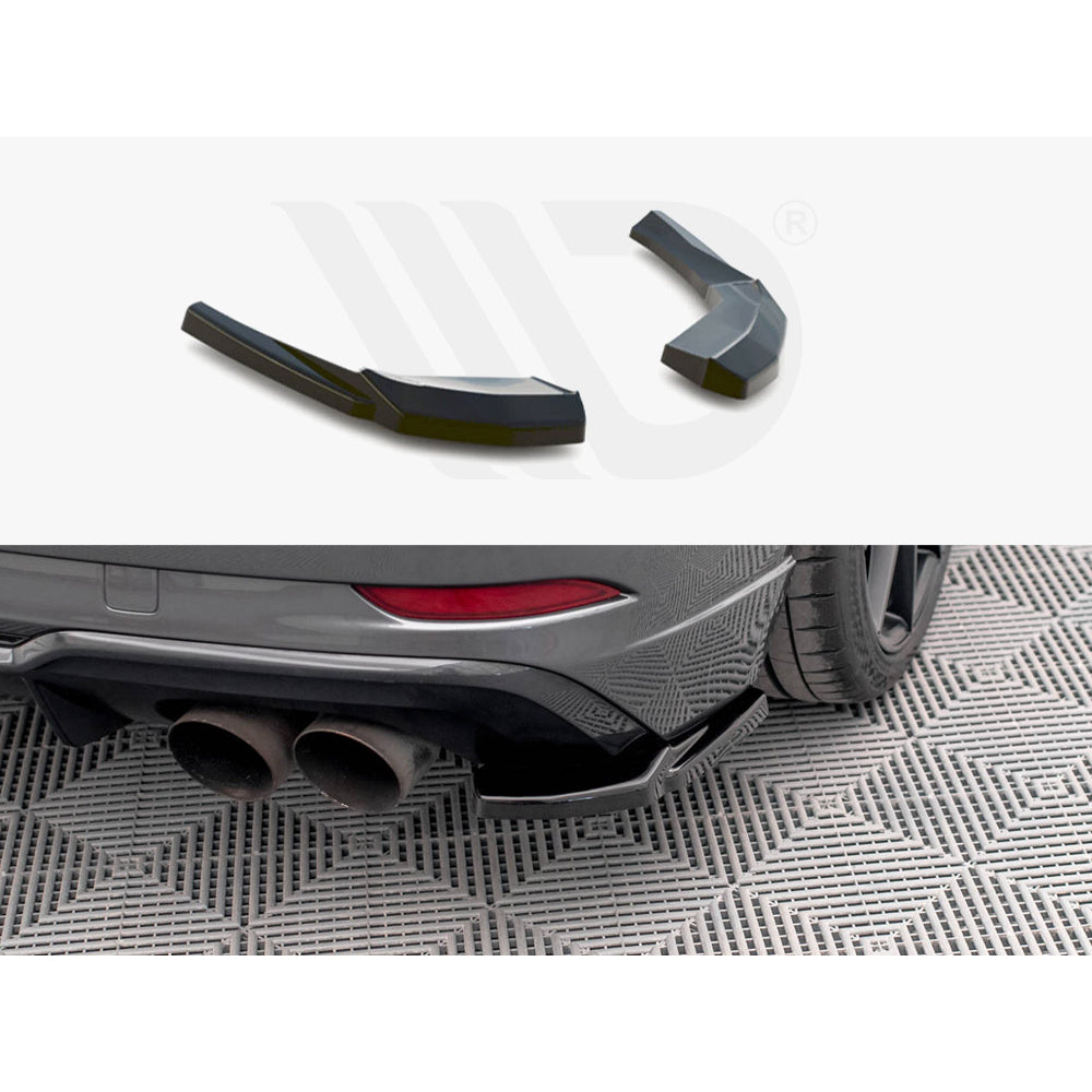 Maxton Design Street Plus Rear Side Splitters V1 - Audi S3 8V.2 Sportback Facelift