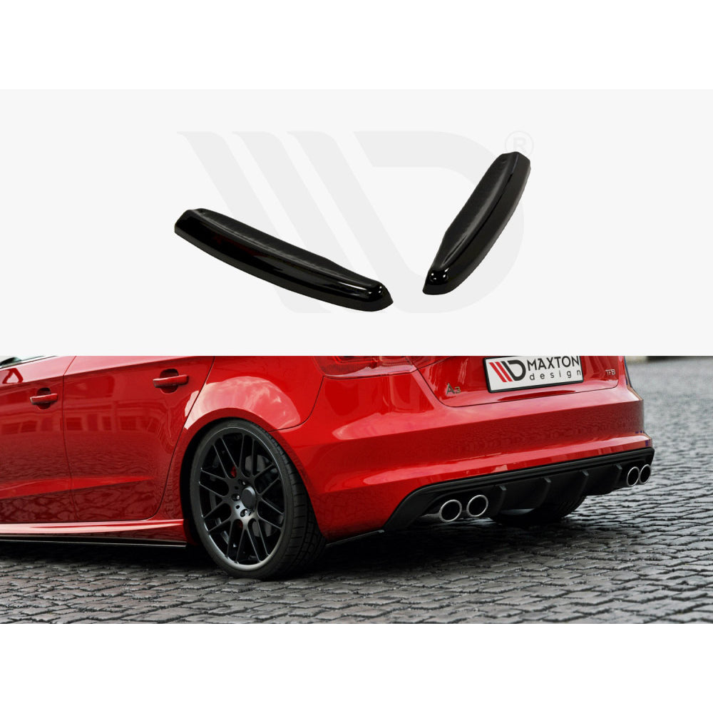 Maxton Design Street Plus Rear Side Splitters V1 - Audi S3 8V Hatchback/Sportback