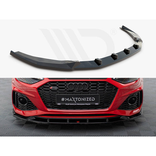 Maxton Design Street Plus Front Splitter V2 - Audi RS4 B9 Facelift