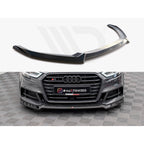 Maxton Design Street Plus Front Splitter V3 - Audi S3 8V.2 Hatchback/Sportback Facelift