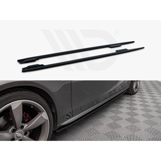 Maxton Design Street Plus Side Skirt Diffusers V2 - Audi S4 B8