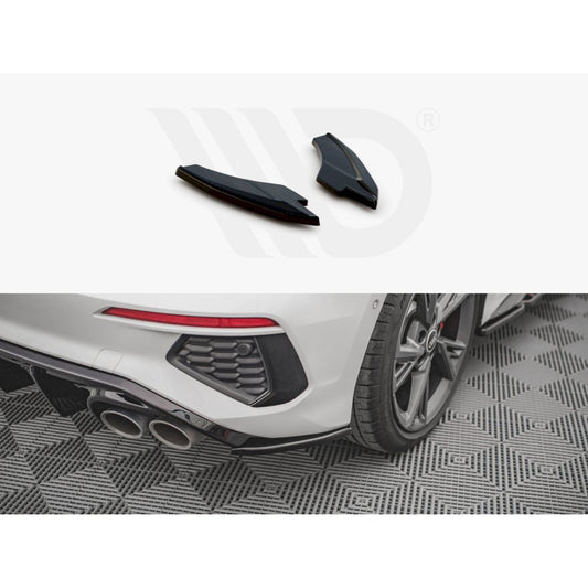 Maxton Design Street Plus Rear Side Splitters V2 - Audi S3 8Y Sportback