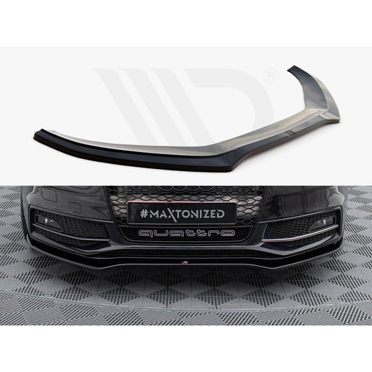 Maxton Design Street Plus Front Splitter V2 - Audi S4 B8 Facelift