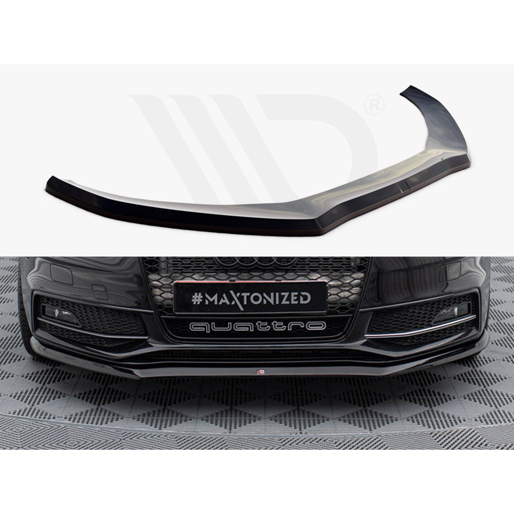 Maxton Design Street Plus Front Splitter V1 - Audi S4 B8 Facelift