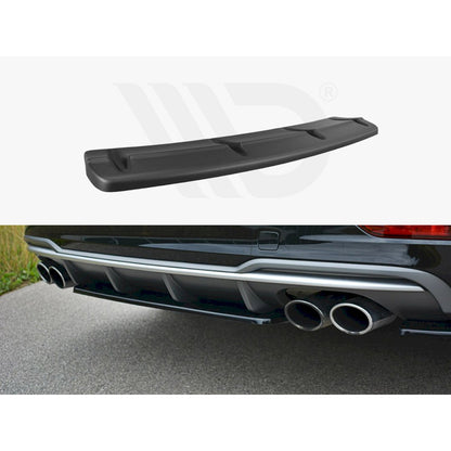 Maxton Design Street Plus Central Rear Splitter - Audi S3 8V Saloon Facelift