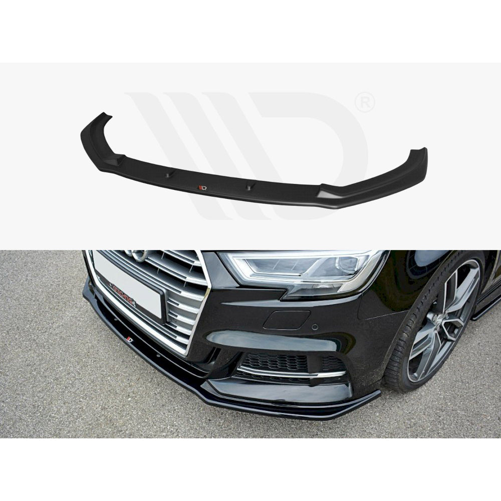 Maxton Design Street Plus Front Splitter V1 - Audi S3 8V Saloon Facelift