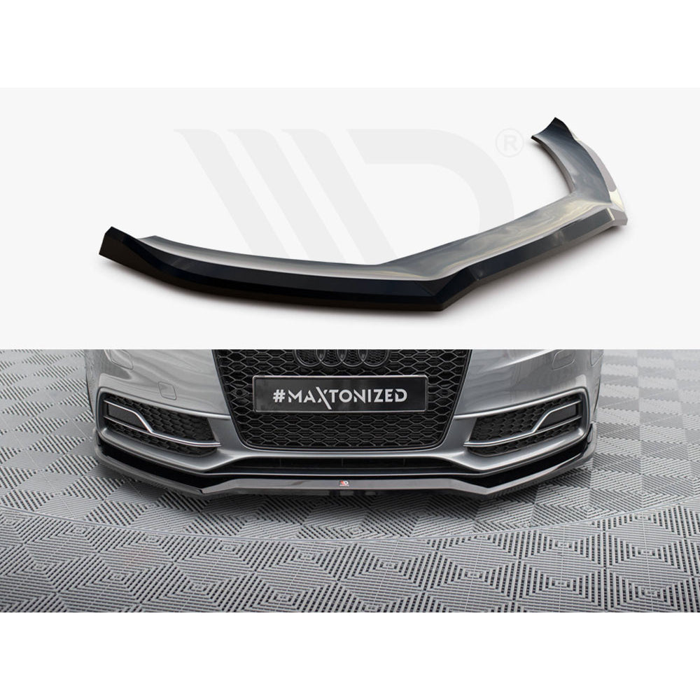 Maxton Design Street Plus Front Splitter V4 - Audi S5 8T Facelift