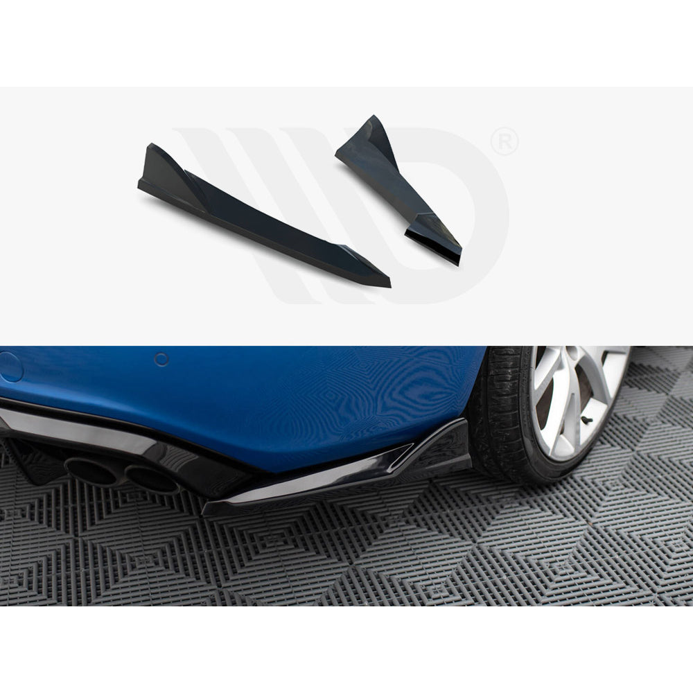 Maxton Design Street Plus Rear Side Splitters V2 - Audi S4 B8 Saloon