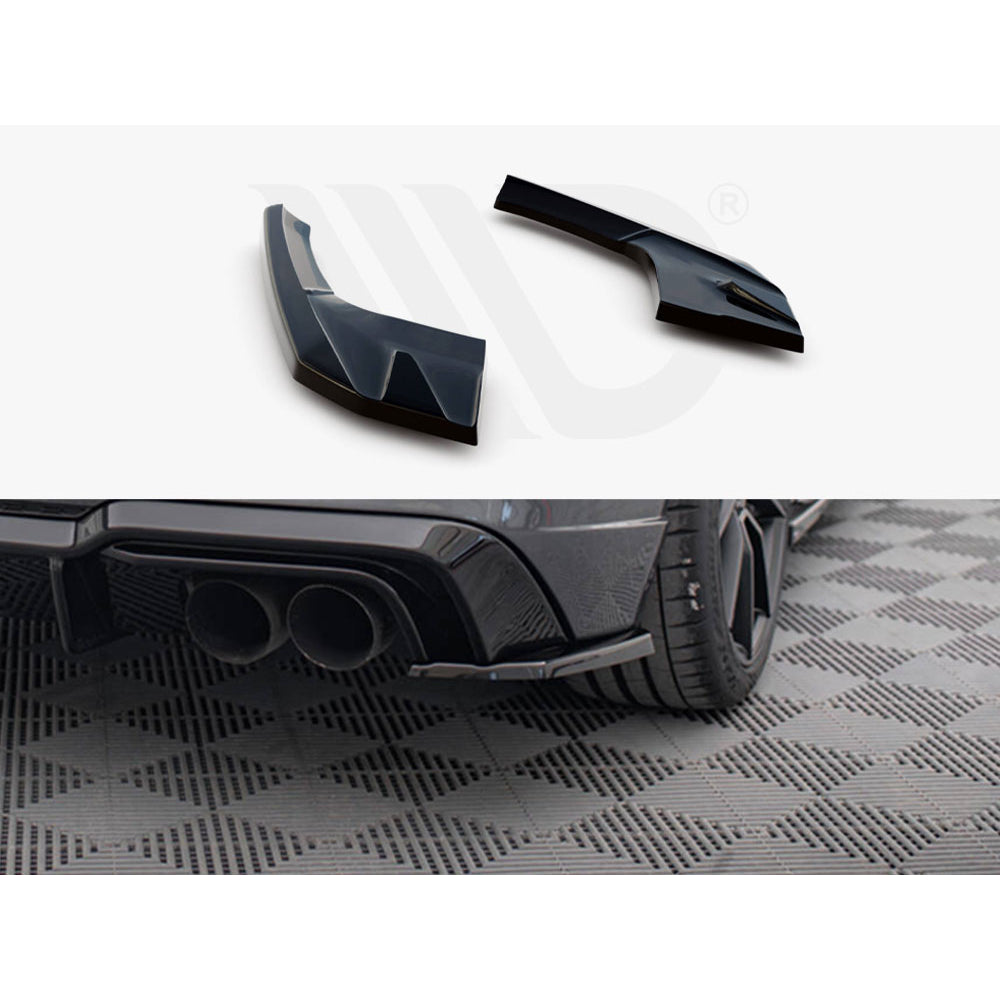 Maxton Design Street Plus Rear Side Splitters V2 - Audi S3 8V.2 Sportback Facelift