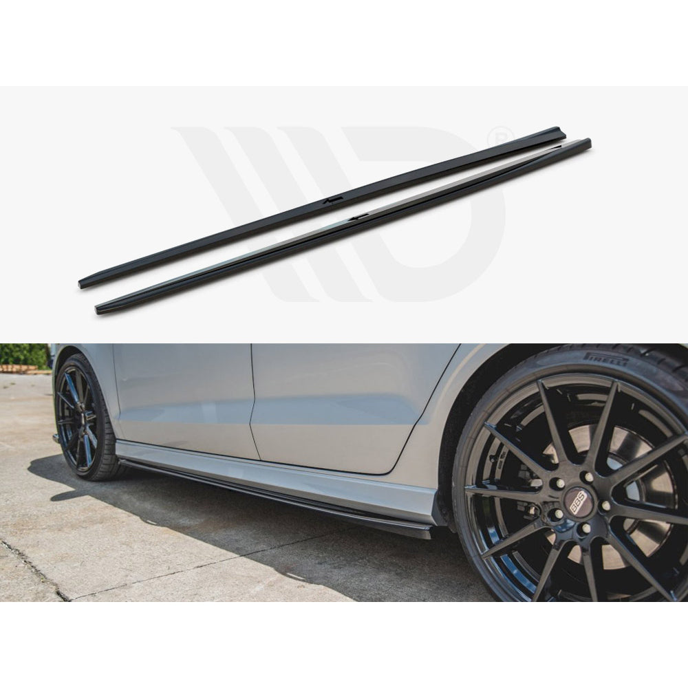 Maxton Design Street Plus Side Skirt Diffusers V2 - Audi S3 8V Saloon Facelift