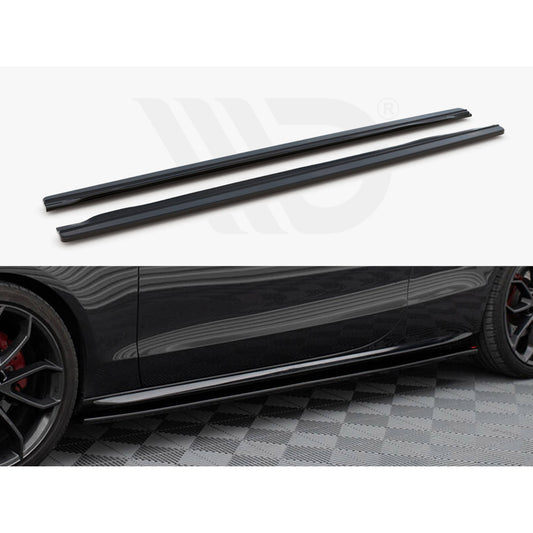 Maxton Design Street Plus Side Skirt Diffusers - Audi S5 8T Cabriolet