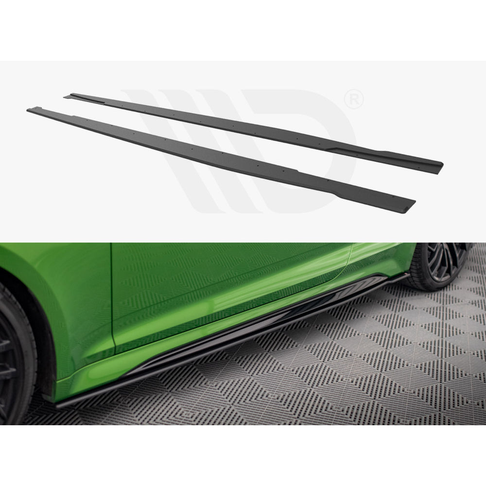 Maxton Design Street Pro Side Skirt Diffusers - Audi RS5 F5 Facelift