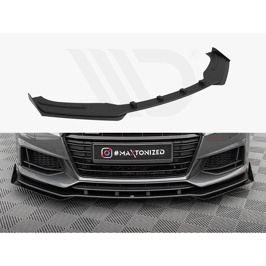 Maxton Design Street Pro Front Splitter + Flaps - Audi TTS 8S