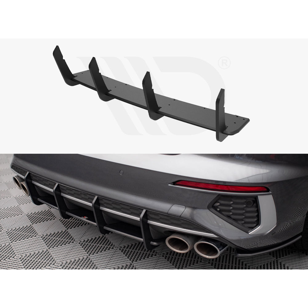 Maxton Design Street Pro Rear Diffuser - Audi S3 8Y Saloon