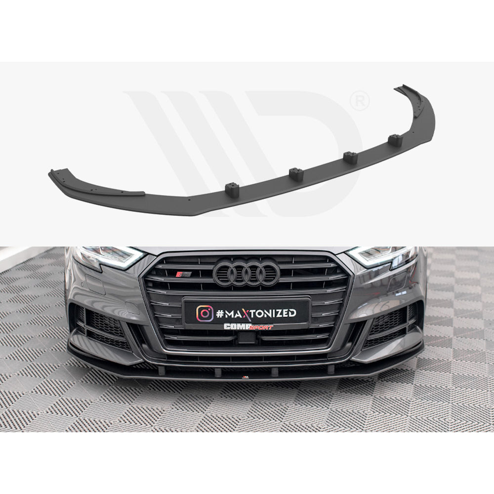Maxton Design Street Pro Front Splitter - Audi S3 8V.2 Sportback Facelift
