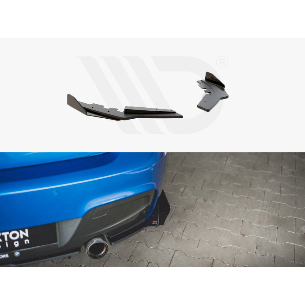 Maxton Design Street Pro Rear Side Splitters + Flaps - BMW M135i F20/F21