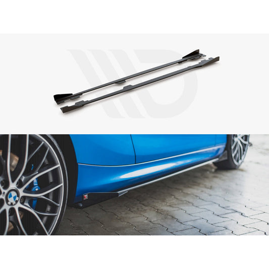 Maxton Design Street Pro Side Skirt Diffusers + Flaps - BMW M135i/M140i F21