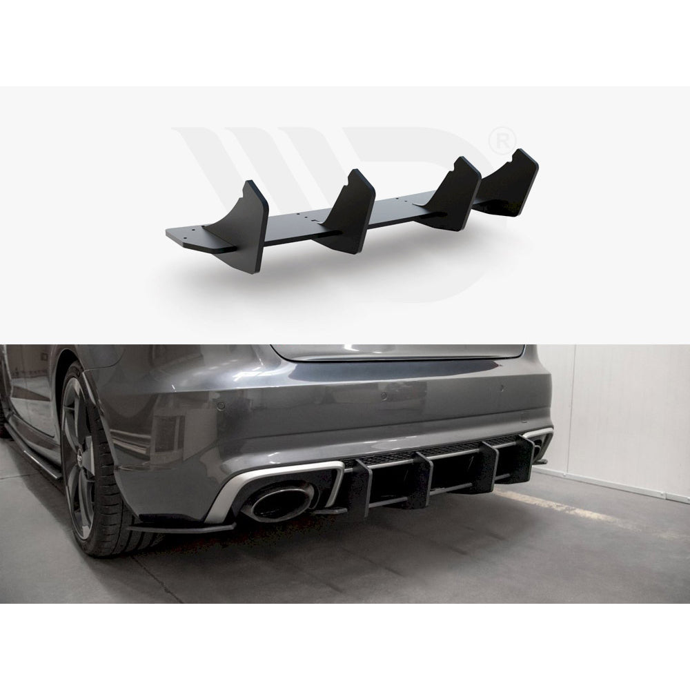 Maxton Design Street Pro Rear Diffuser V2 - Audi RS3 8V Sportback – JXL ...