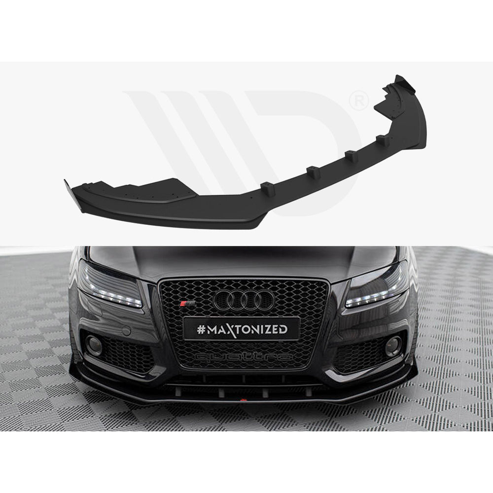 Maxton Design Street Pro Front Splitter + Flaps - Audi S5 8T