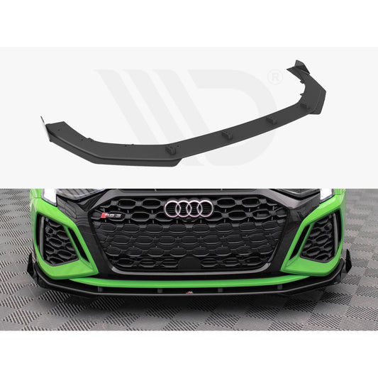 Maxton Design Street Pro Front Splitter + Flaps - Audi RS3 8Y