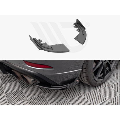 Maxton Design Street Pro Rear Side Splitters + Flaps - Audi S3 8V.2 Sportback