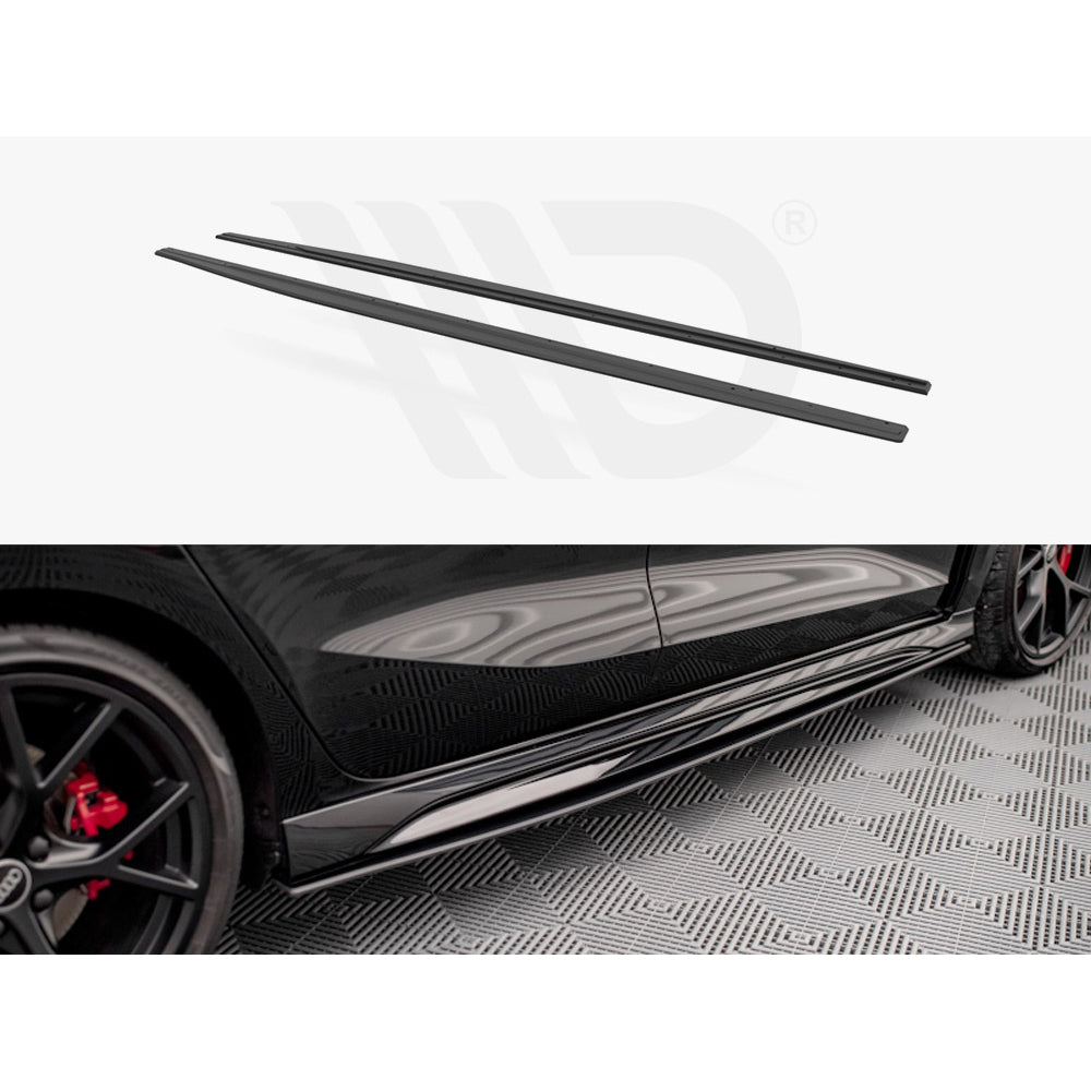 Maxton Design Street Pro Side Skirt Diffusers - Audi RS3 8Y Sportback