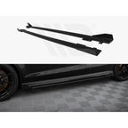 Maxton Design Street Pro Side Skirt Diffusers + Flaps - Audi RS3 8V.2 Saloon