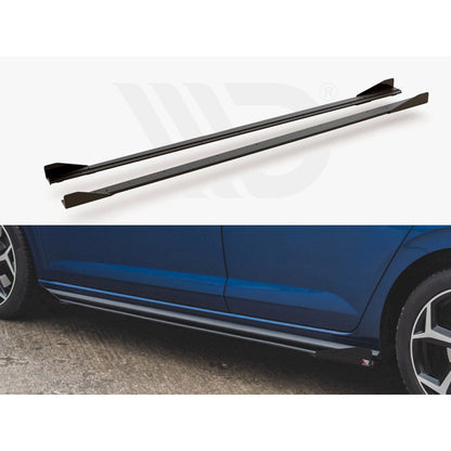 Maxton Design Street Pro Side Skirt Diffusers + Flaps - VW Polo GTI Mk6 (AW)