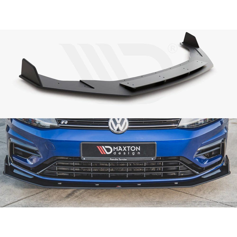 Maxton Design Street Pro Front Splitter V2 - VW Golf R Mk7.5