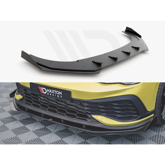 Maxton Design Street Pro Front Splitter + Flaps - VW Golf GTI Mk8 Clubsport